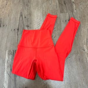 Lululemon Love Red 28” align leggings